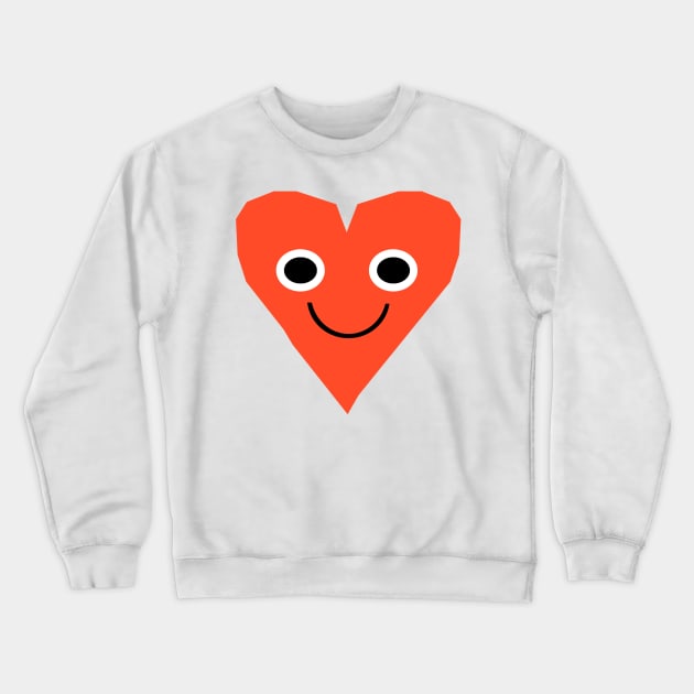 Heart Crewneck Sweatshirt by wacka